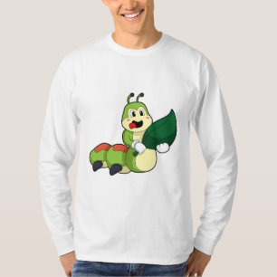 Caterpillar with Leaf T-Shirt