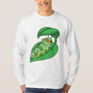 Caterpillar with Leaf T-Shirt