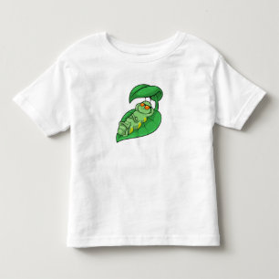Caterpillar with Leaf Toddler T-Shirt