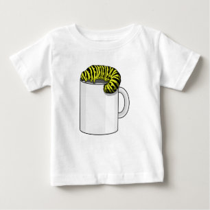Caterpillar with Mug Baby T-Shirt