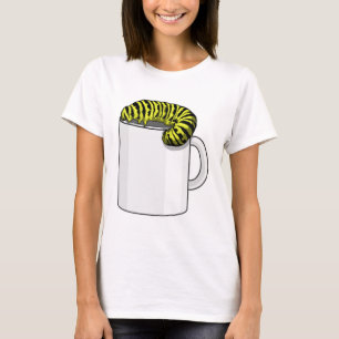 Caterpillar with Mug T-Shirt