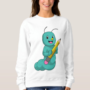 Caterpillar with Pencil Sweatshirt