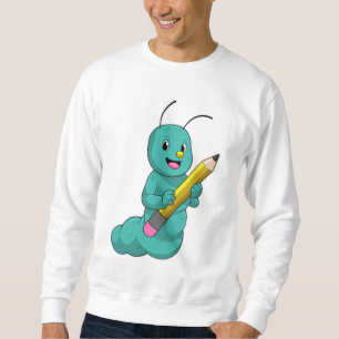Caterpillar with Pencil Sweatshirt