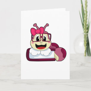 Caterpillar with Ribbon Card