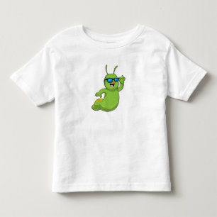 Caterpillar with Sunglasses Toddler T-Shirt