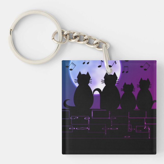caterwauling key ring (Front)