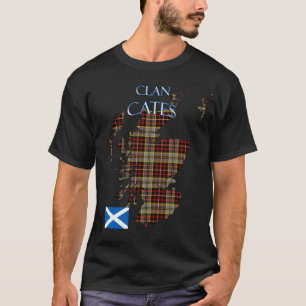 Cates Scottish Clan Tartan Scotland T-Shirt