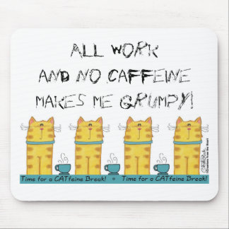 CATfeine Break Mouse Pad