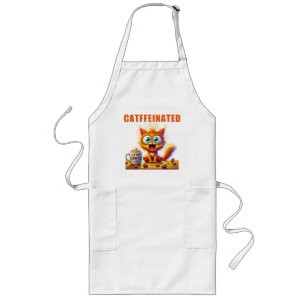 CATFFEINATED LONG APRON