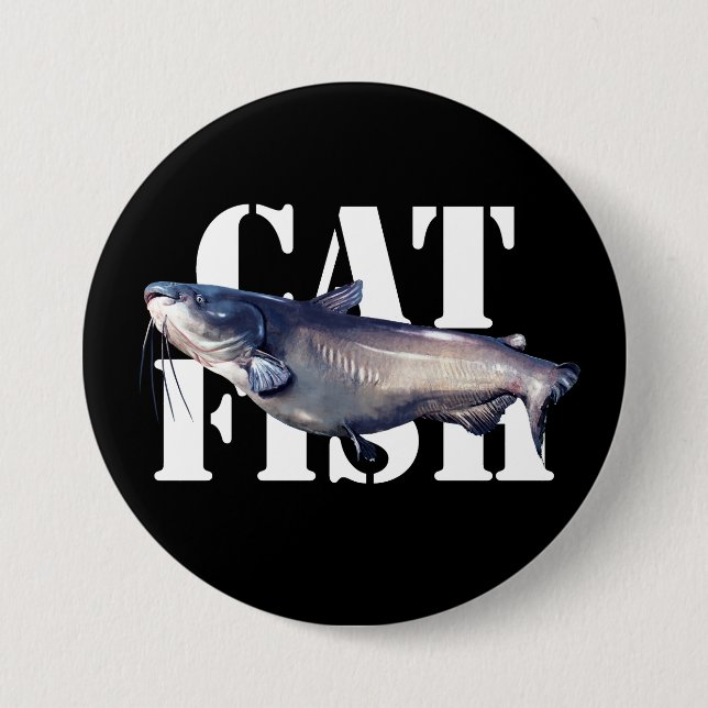 Catfish 7.5 Cm Round Badge (Front)