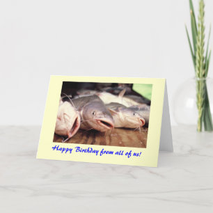 Catfish Birthday Card