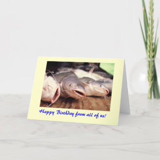 Catfish Birthday Card