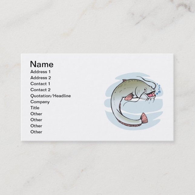 Catfish Business Card (Front)