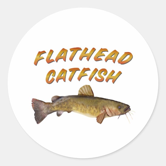 Catfish Classic Round Sticker (Front)