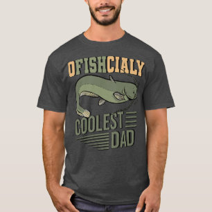 Catfish Fishing Noodling Catfishing Fisherman Dad T-Shirt