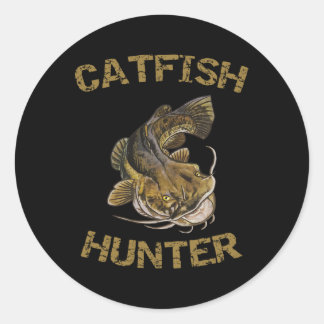 Catfish Hunter Catfish For Catfish Fisherman Classic Round Sticker
