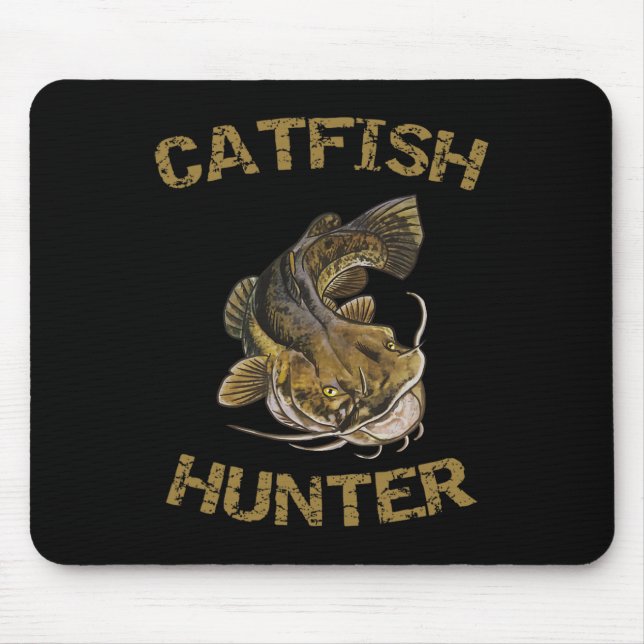 Catfish Hunter Catfish For Catfish Fisherman  Mouse Pad (Front)