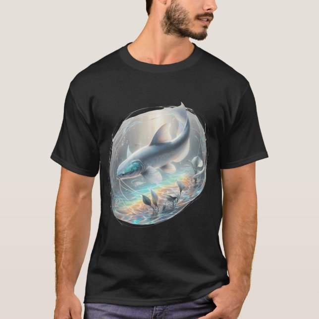 Catfish in Calm Waters T-Shirt (Front)