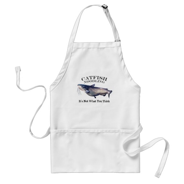 Catfish Noodling It's Not What you Think Standard Apron (Front)