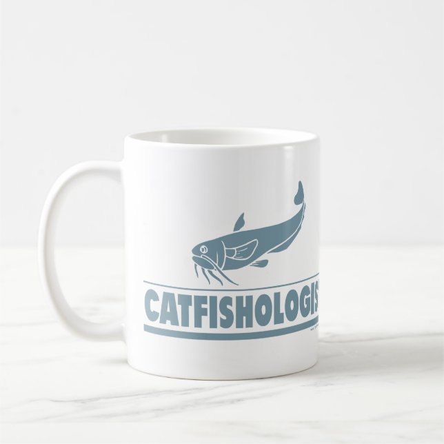 Catfish -ologist - Fishing, Cooking Coffee Mug (Left)