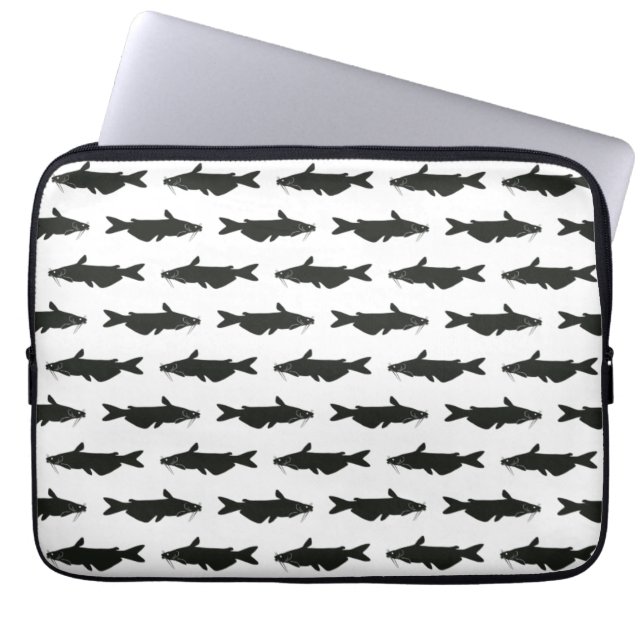 Catfish Pattern for the High Tech Redneck Laptop Sleeve (Front)