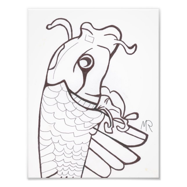 Catfish Photo Print (Front)