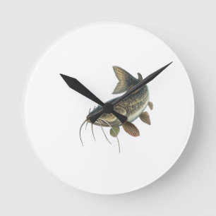 Catfish Round Clock
