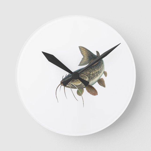 Catfish Round Clock (Front)
