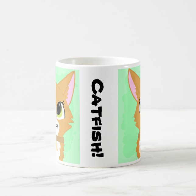 Catfish the Cat Coffee Mug (Center)
