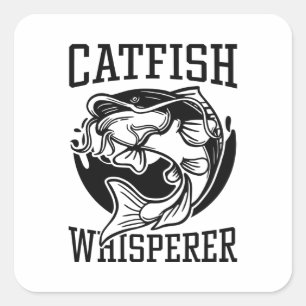 Catfish Whisperer Square Sticker
