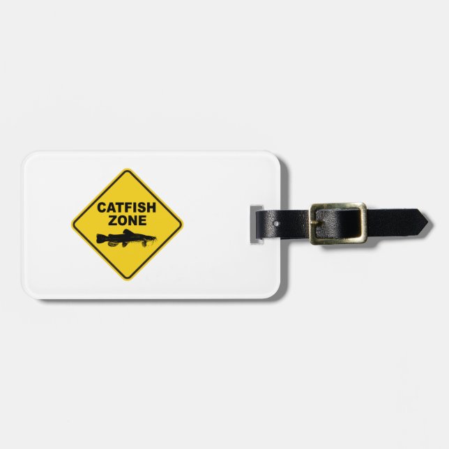 Catfish Zone Luggage Tag (Front Horizontal)