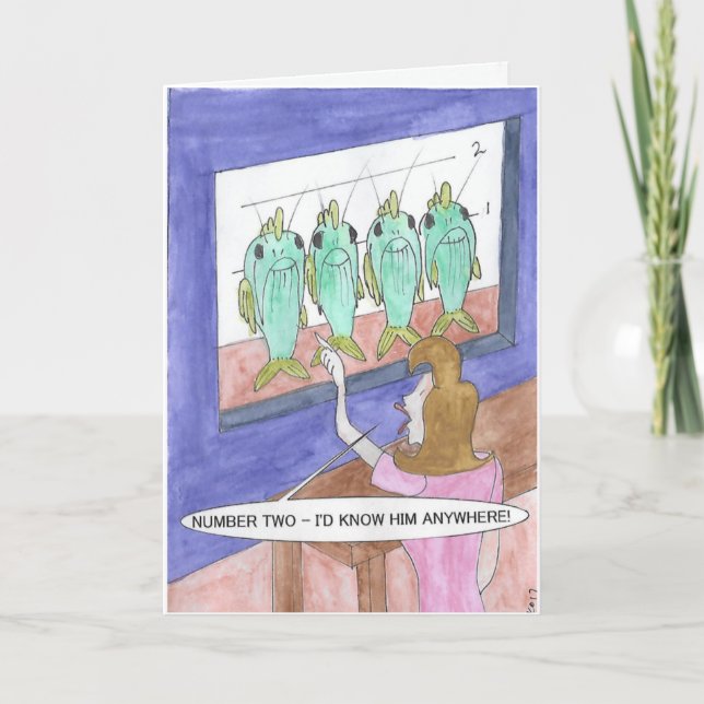 Catfishing Birthday Card (Front)