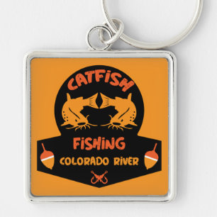 Catfishing Colorado River Key Ring