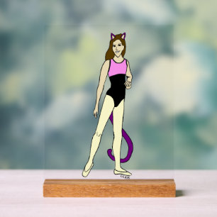 catgirl  acrylic sign