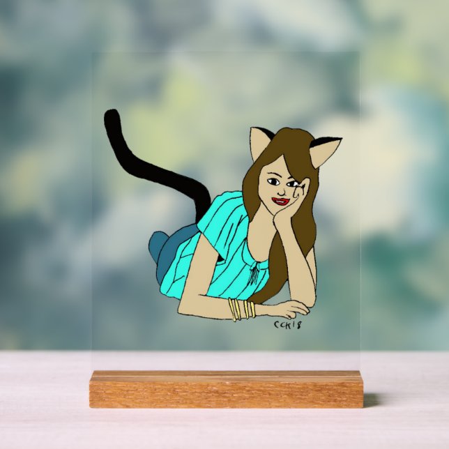 catgirl  acrylic sign (Neutral)