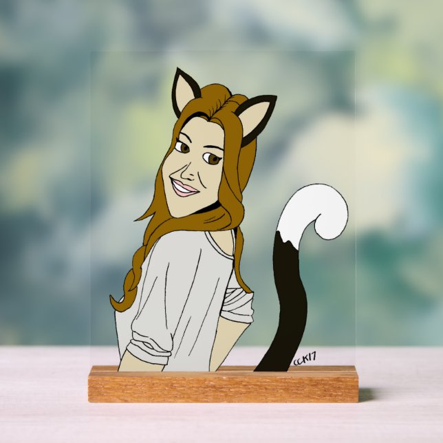 catgirl  acrylic sign (Neutral)