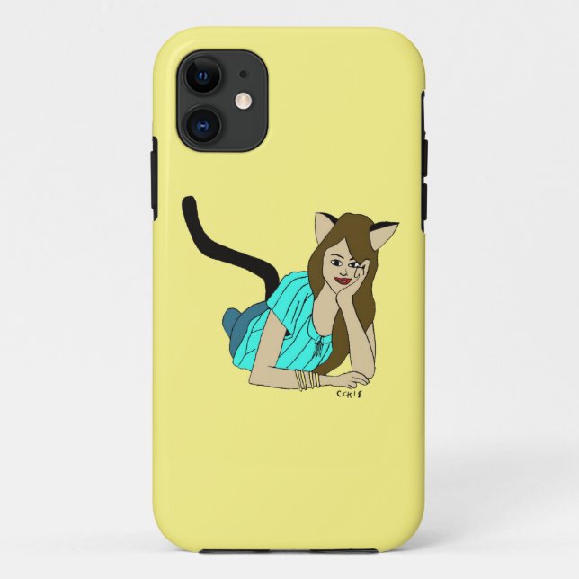 catgirl  Case-Mate iPhone case (Back)