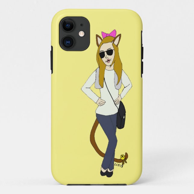catgirl   Case-Mate iPhone case (Back)