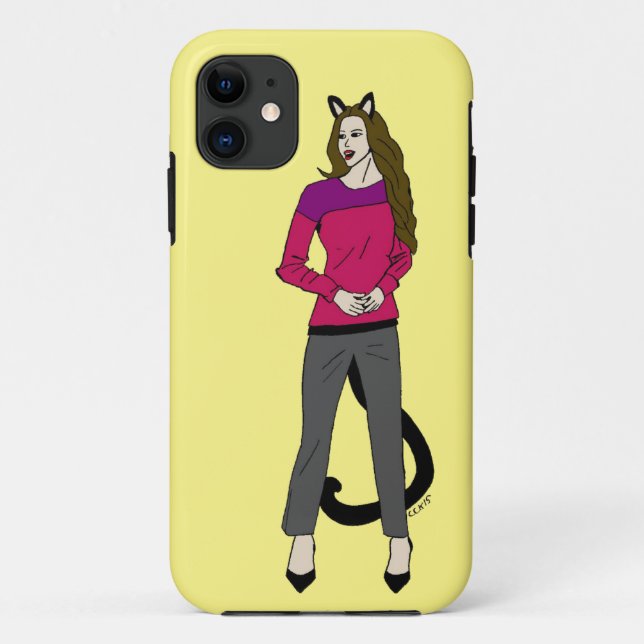 catgirl   Case-Mate iPhone case (Back)