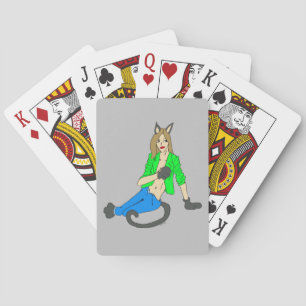 catgirl  classic  playing cards