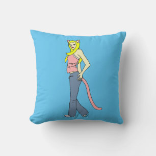 catgirl   cushion