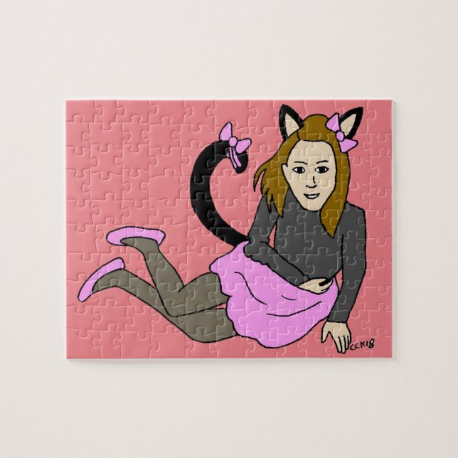 catgirl  jigsaw puzzle (Horizontal)