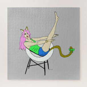 catgirl  jigsaw puzzle