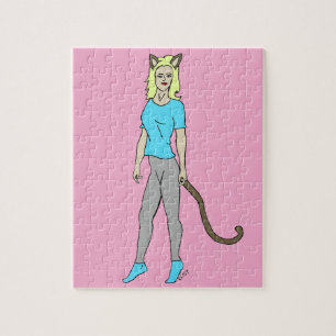 catgirl jigsaw puzzle