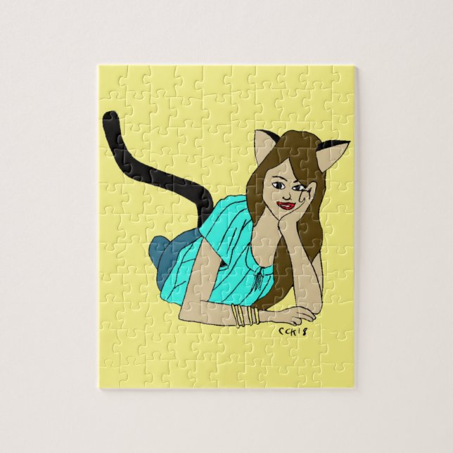 catgirl  jigsaw puzzle (Vertical)