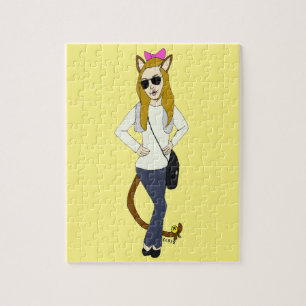catgirl   jigsaw puzzle