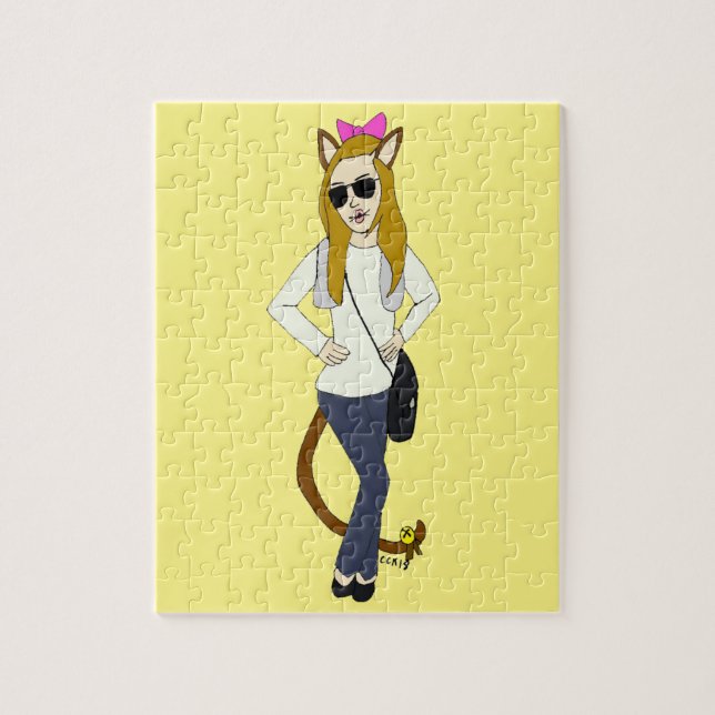 catgirl   jigsaw puzzle (Vertical)