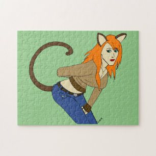 catgirl jigsaw puzzle