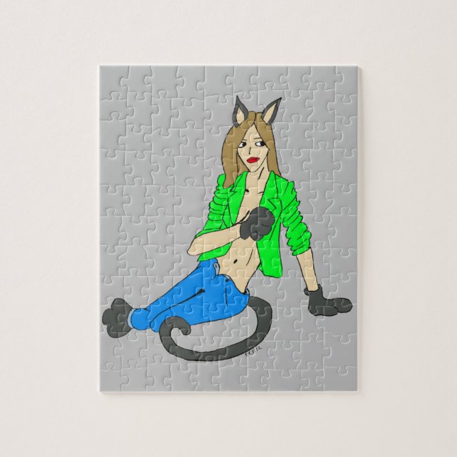 catgirl   jigsaw puzzle (Vertical)