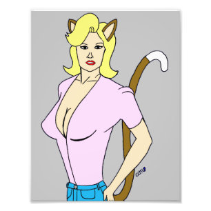 catgirl photo print